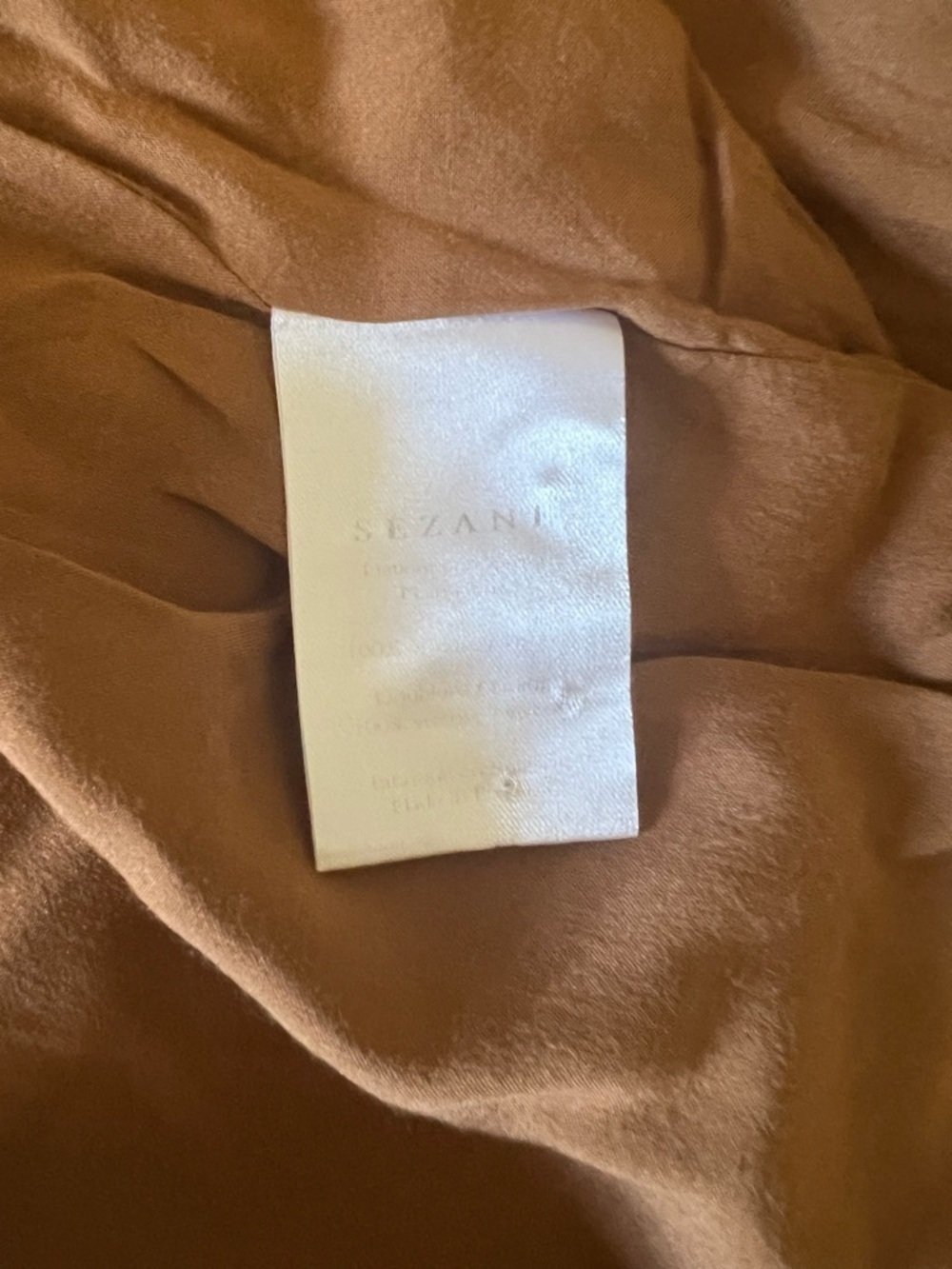 Sezane Vicky Floral Print Lined Midi Dress Long Sleeve Size 34 - Picture 5 of 5